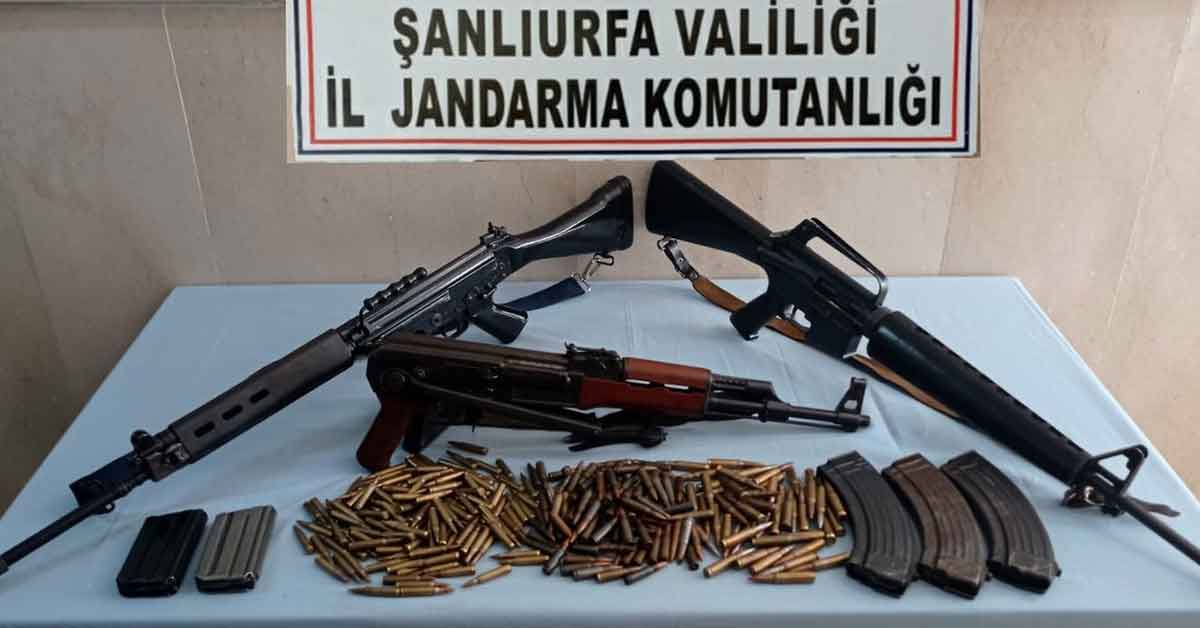 Urfa'da Jandarmadan silah kaçakçılarına operasyon