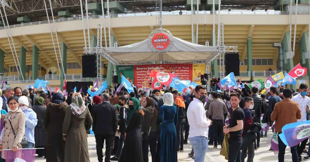 Şanlıurfa'da Nevruz kutlamalarında polis, terör örgütü propagandasına geçit vermedi 3 Urfa'da polis, terör propagandasına geçit vermedi