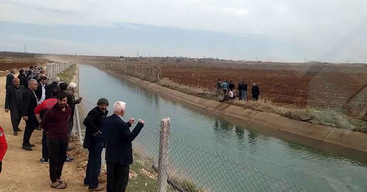 Urfa'da Sulama kanalına düşen yaşlı adam boğuldu
