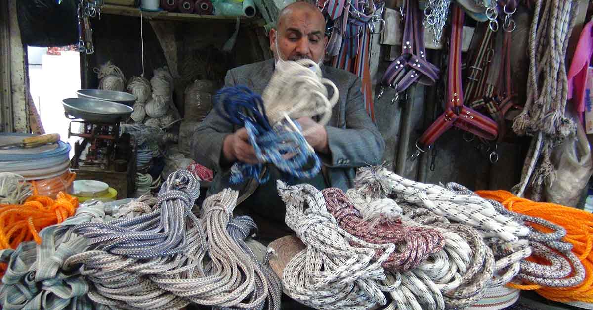 Urfa'da 50 yıllık kendir ustası zamana direniyor