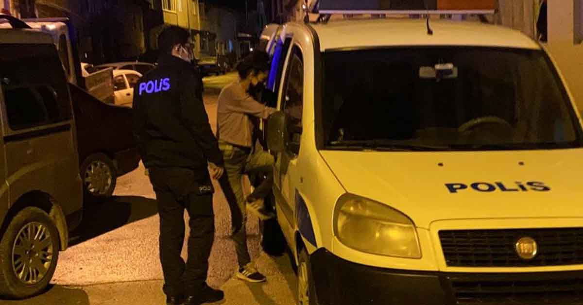 Bisiklet ile olay yerine gelen genç kız yakalandı