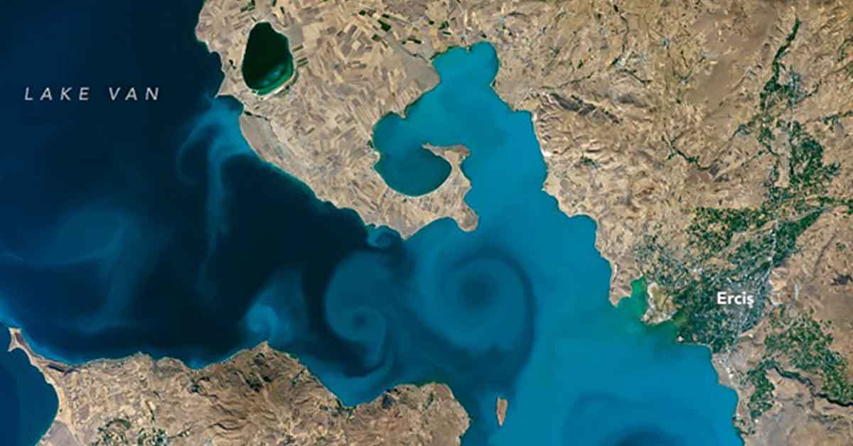 NASA fotoğraf yarışmasını Van Gölü kazandı