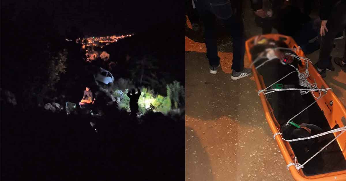 Otomobil uçuruma yuvarlandı: 1 ölü