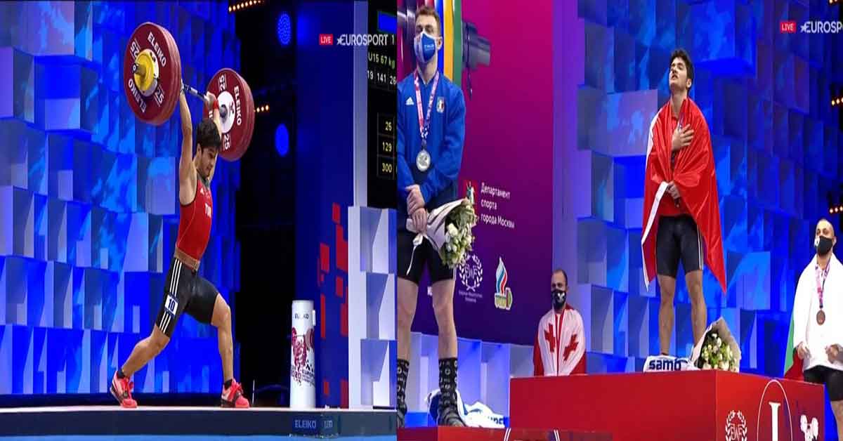 Muhammed Furkan Özbek, halterde Avrupa şampiyonu 2 Muhammed Furkan Özbek, halterde Avrupa şampiyonu