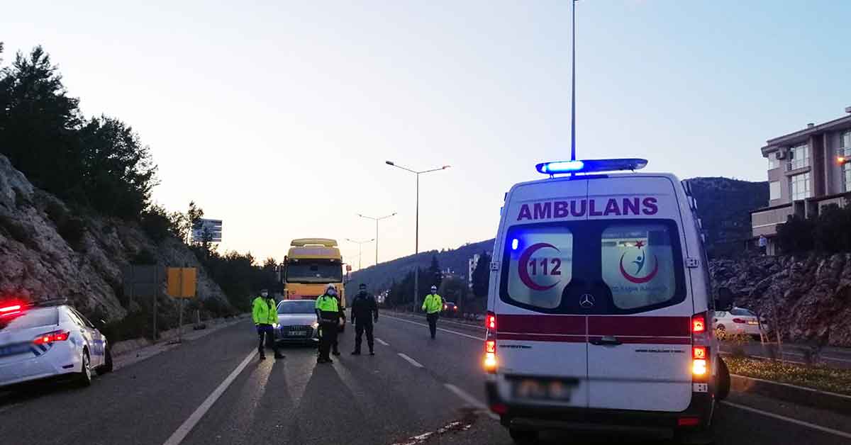 Trafik kazası: 1 ölü 2 trafik kazası