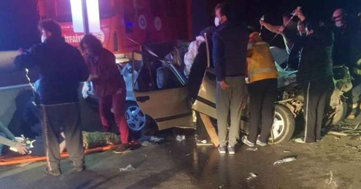 Trafik kazası: 2 ölü, 2 ağır yaralı