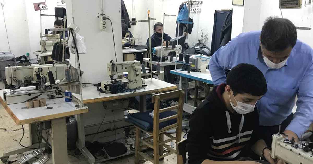Urfa'da Terzilik mesleği ile 15 kişiye istihdam sağlıyor