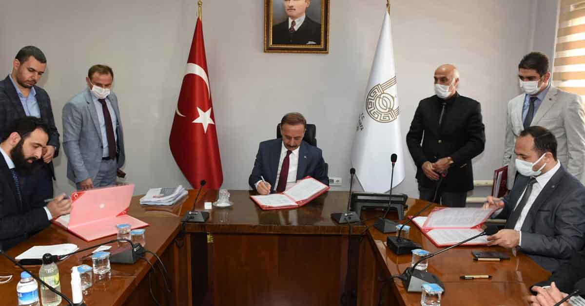 Katar Hayır Derneği ile İki Protokol İmzalandı 1 vali erin