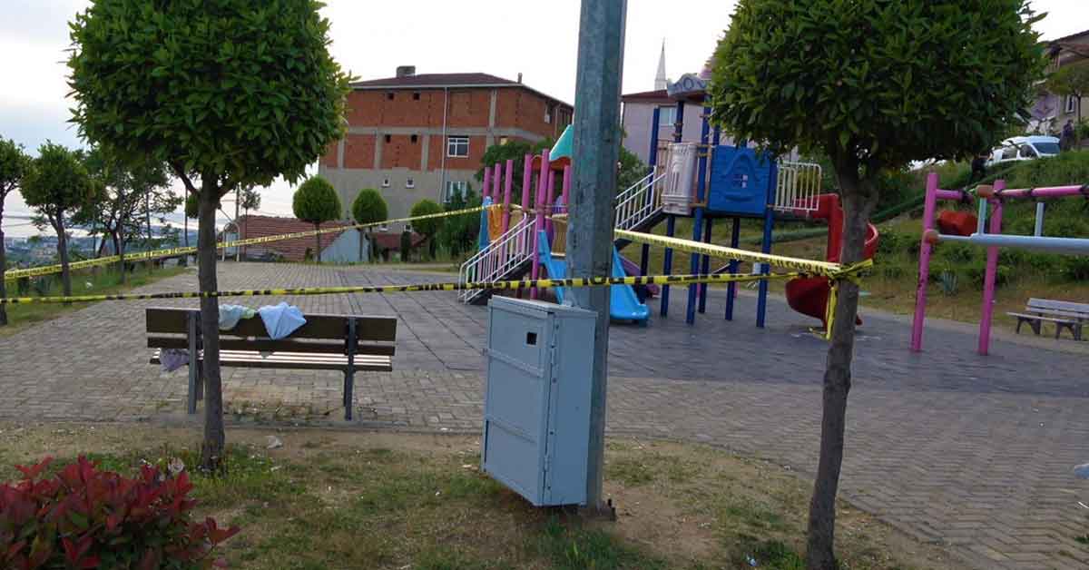 Çocuk parkında cinayet
