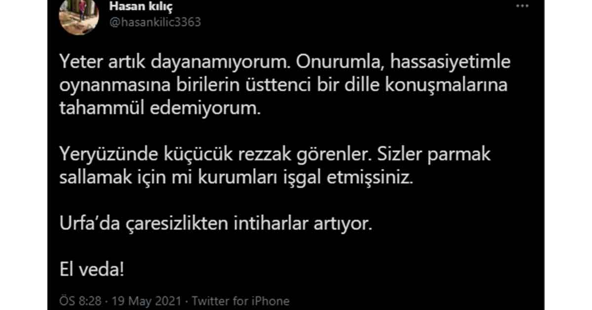 İşsizlik Urfalının Pisikolojisini Bozdu İş İstiyorum!