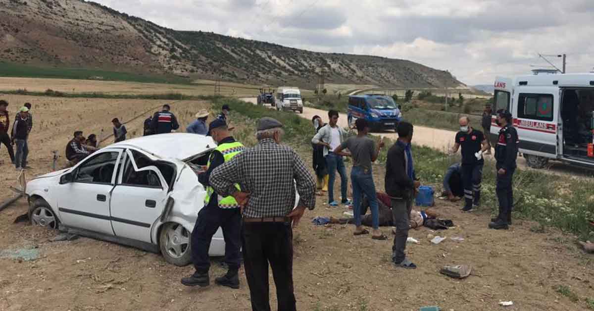 Urfalı Vatandaşlar Eskişehir'de Kaza Yaptı 2 kaza urfa 3