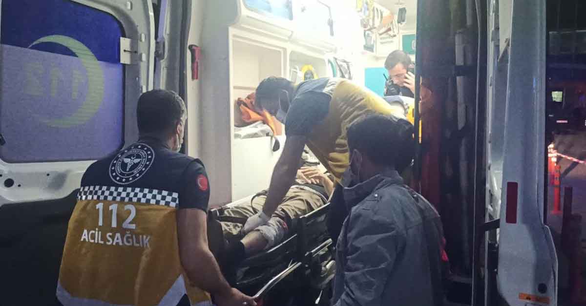 İhbara giden polis ekibine silahlı saldırı: 1'i polis, 2 yaralı