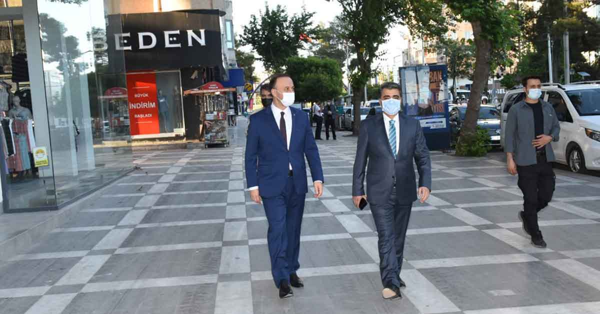 Vali Erin, Kısıtlamaları Denetledi