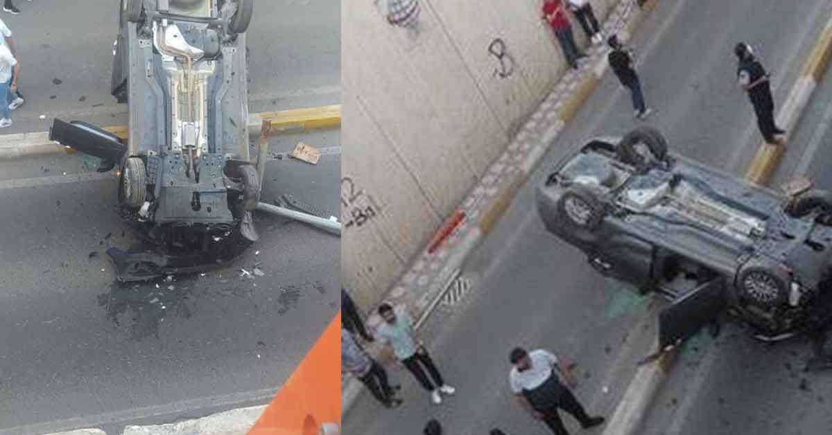 Diyarbakır-Urfa yolu üzerinde iki araç takla attı 1 Diyarbakır-Urfa yolu üzerinde aynı dakikada iki araç takla attı: 8 yaralı