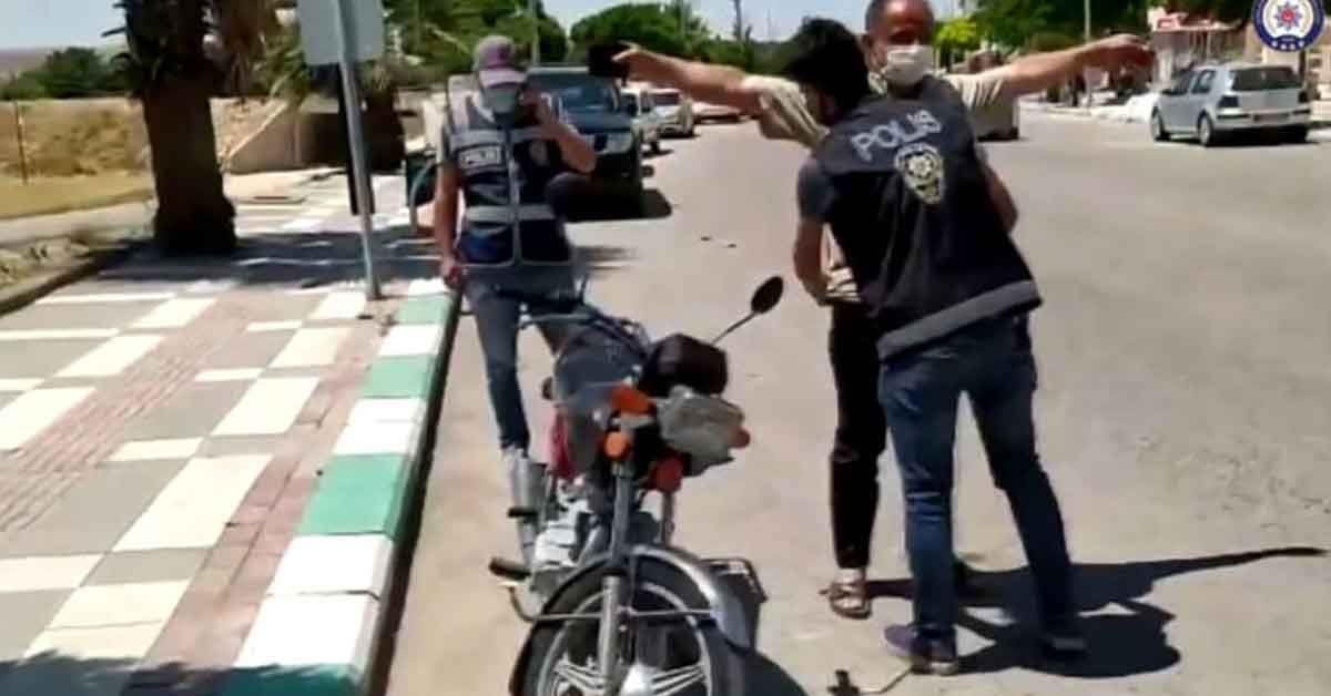 Urfa'da 5 Günde 154 adet kaçak motosiklet yakalandı