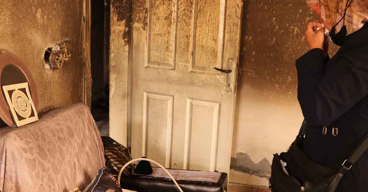 Urfa’da kanser hastası kadının evi kundaklandı