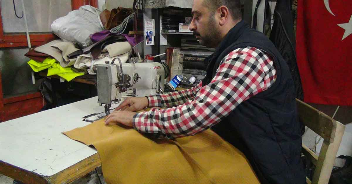 Urfa'da Organik deri sektörü bitince suni deriye geçtiler