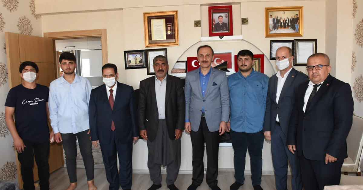 Vali Erin, Şehit Babalarını Ziyaret Etti