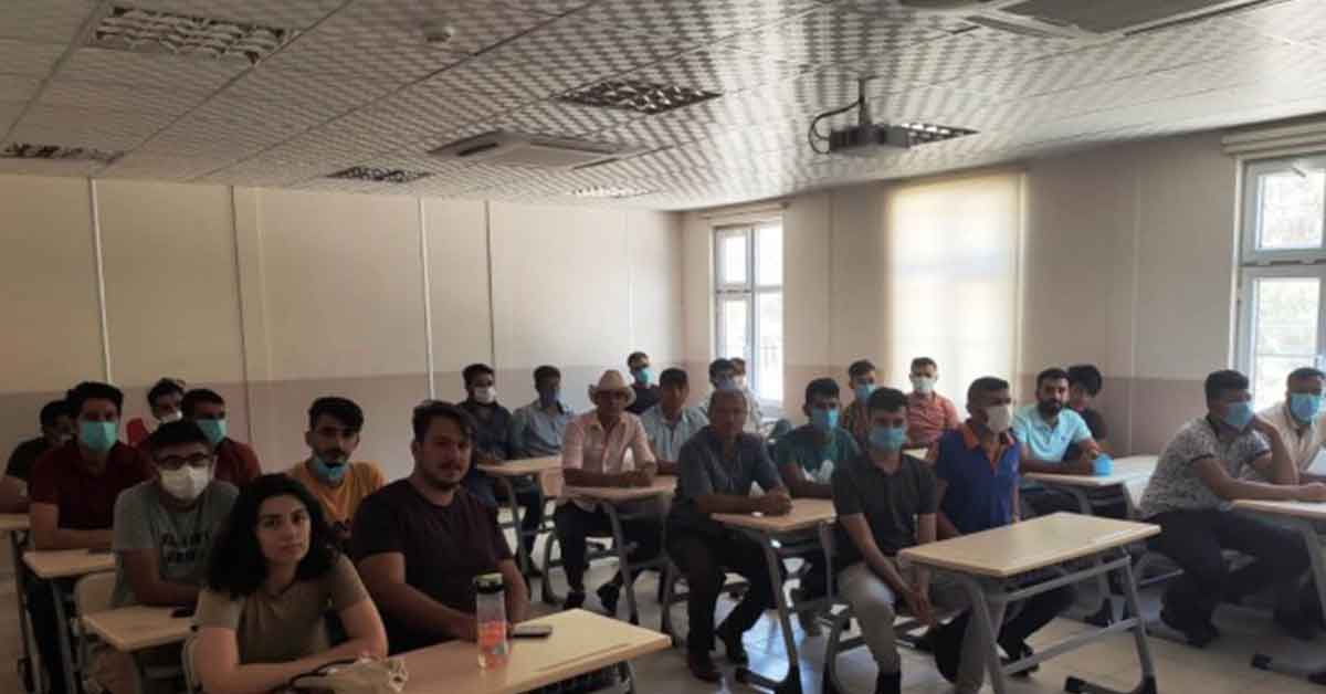 Urfa'da AKUB çalışanlarına arama kurtarma ve ilk yardım eğitimi
