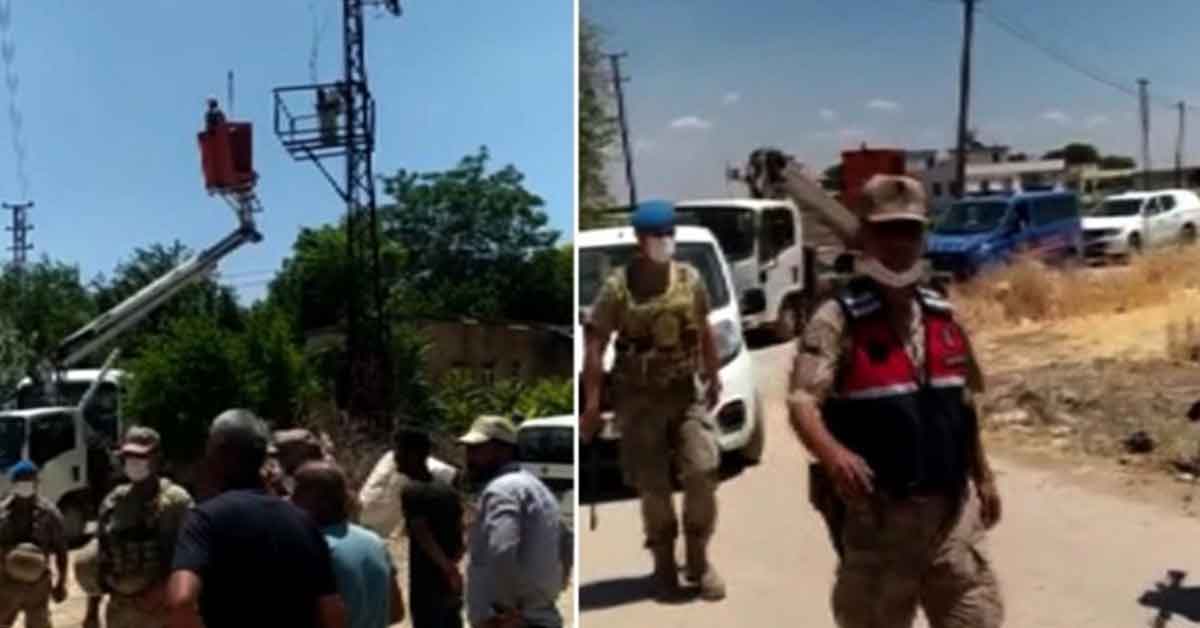Suruç'ta borçlu çiftçilerin elektriği kesildi