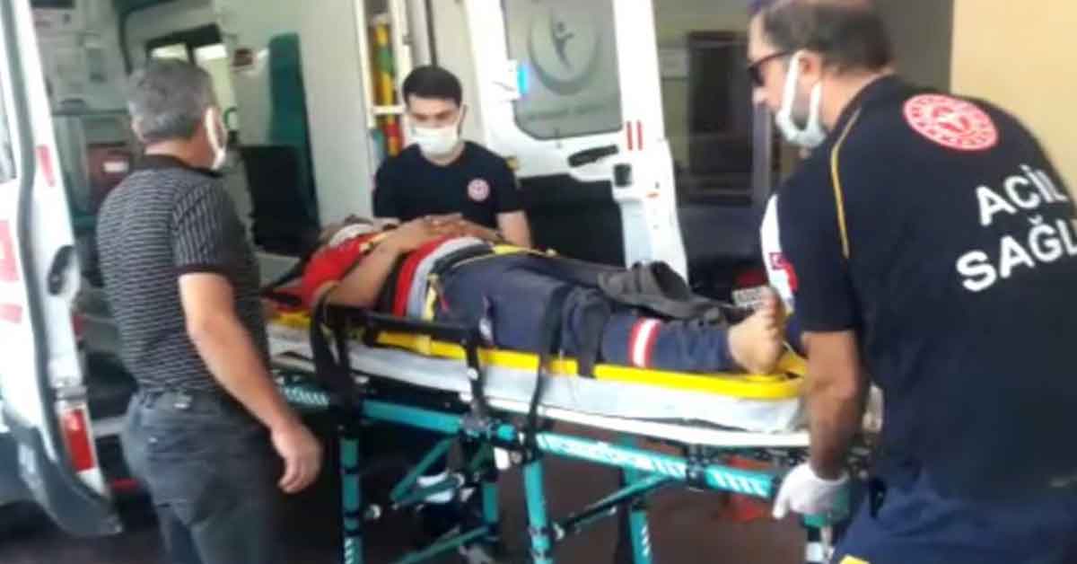 Urfa'da Motosiklet Kazası! 1 Yaralı 1 motosiklet kaasi urfa