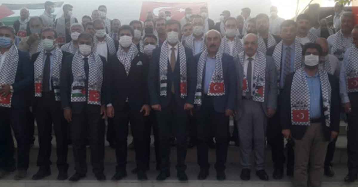 Urfa'da Filistin için Tek Ses Oldular 1 stk urfa filistin