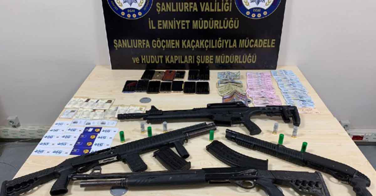 Şanlıurfa'da Göçmen Kaçakçılığı operasyonu!