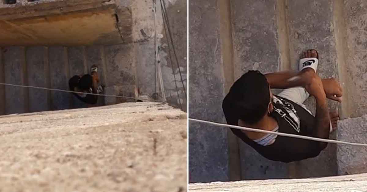 Urfa'da bir genç uyuşturucu kullanırken görüntülendi