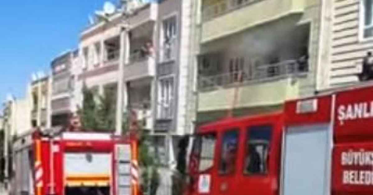 Haliliye'de Ev yangını