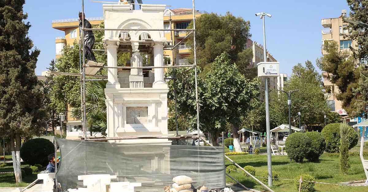Haliliye'de Parklarda çevre düzenlemesi