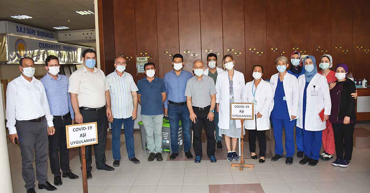 HRÜ'de Personellere Yönelik Aşı Uygulaması Yapıldı
