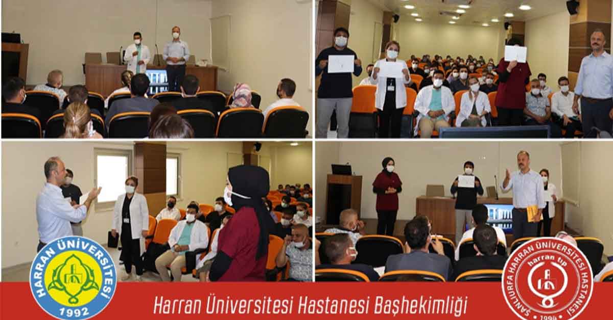 HRÜ, Hastanesi çalışanlarına empati semineri 1 Harran Üniversitesi Hastanesi çalışanlarına empati semineri