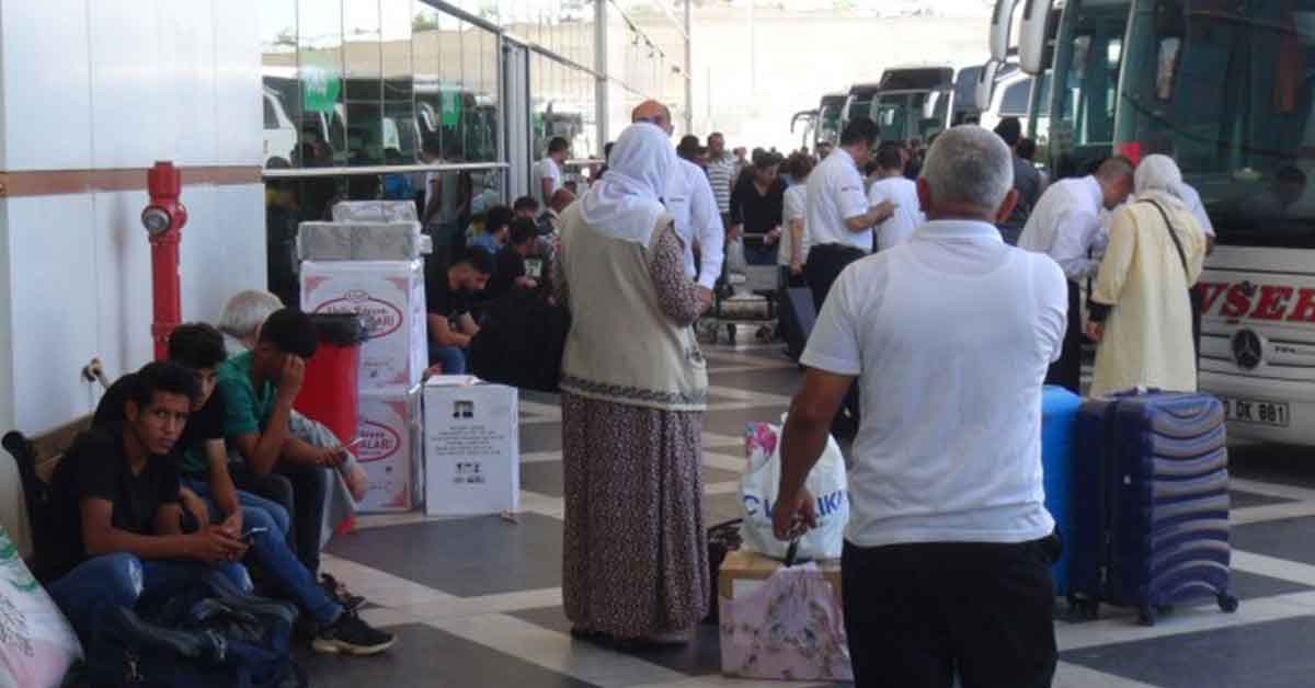Şanlıurfa Otogarında Bayram Yoğunluğu 1 otogar urfa