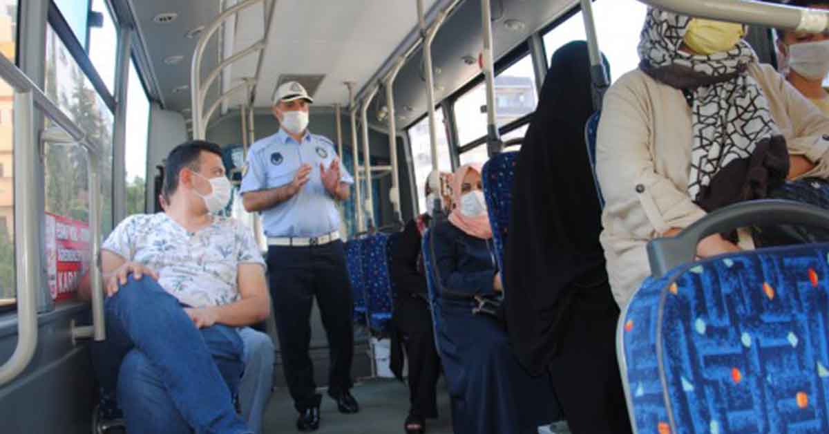Urfa'da toplu taşıma araçlarında ‘Klima’ denetimi