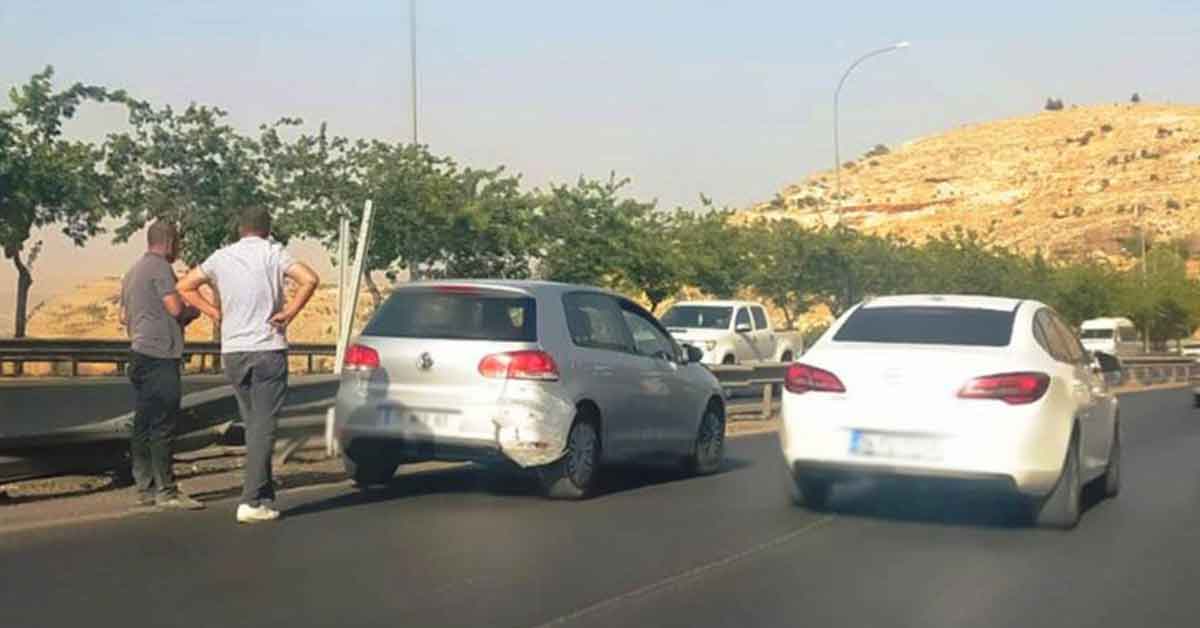 Akabe yolunda trafik kazası