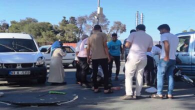 Haliliye'de otomobil ile motosiklet çarpıştı: 1 yaralı