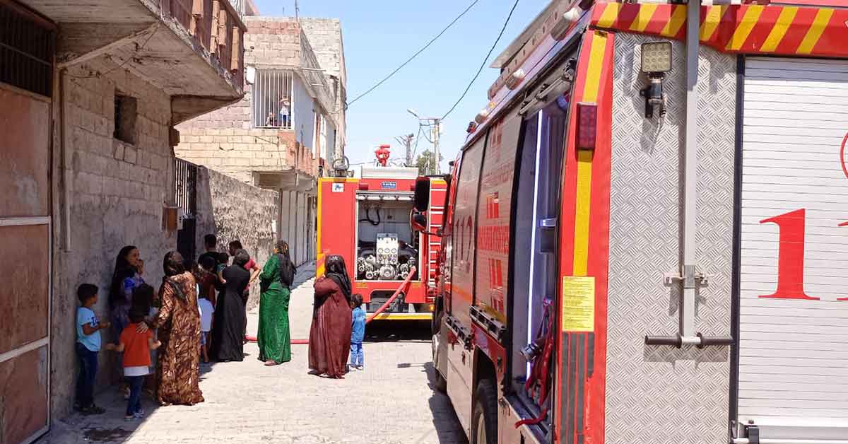 Şanlıurfa’da Elektrik Kontağı Faciaya Neden Oldu