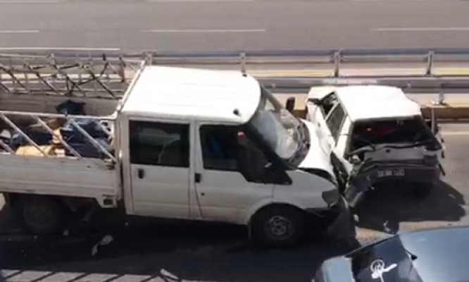Şanlıurfa zincirleme trafik kazası! 2 Yaralı 1 20210813151121 90308 82264
