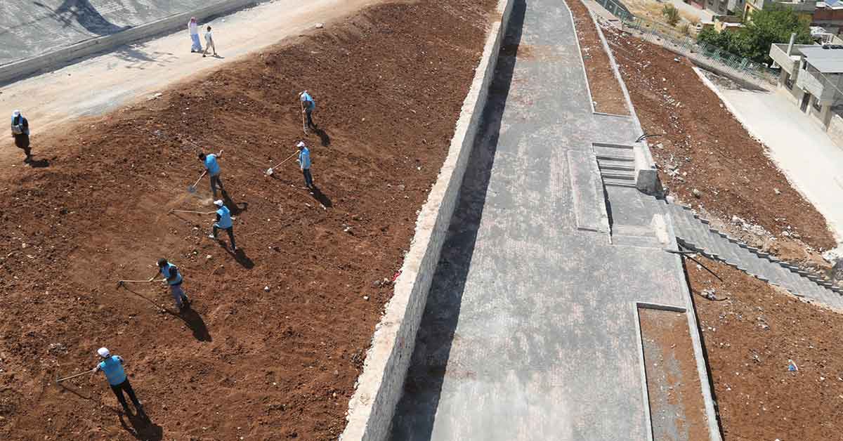 Eyyübiye Belediyesi'nden Yeni bir park