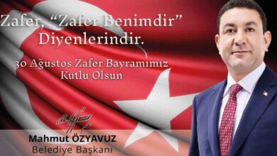 Başkan Özyavuz'dan 30 Ağustos Zafer Bayramı Mesajı