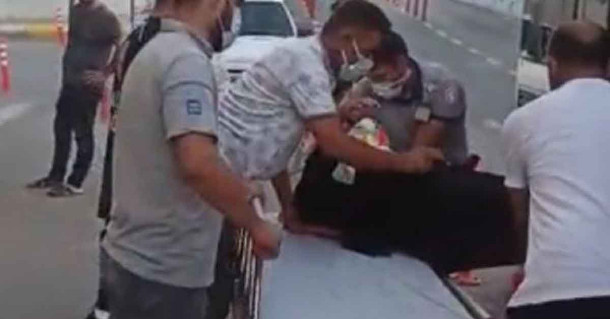 Urfa'da şoför ani fren yaptı, kadın yolcu yaralandı