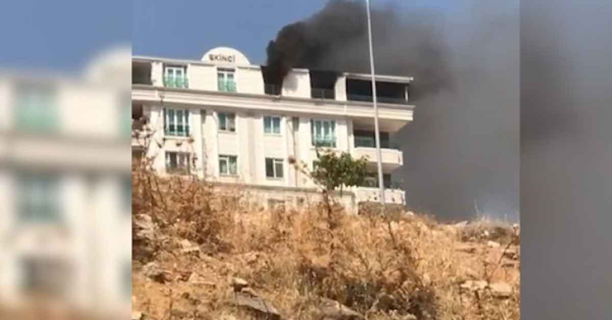 Urfa'da Korkutan Yangın! 1 Urfa'da Korkutan Yangın!