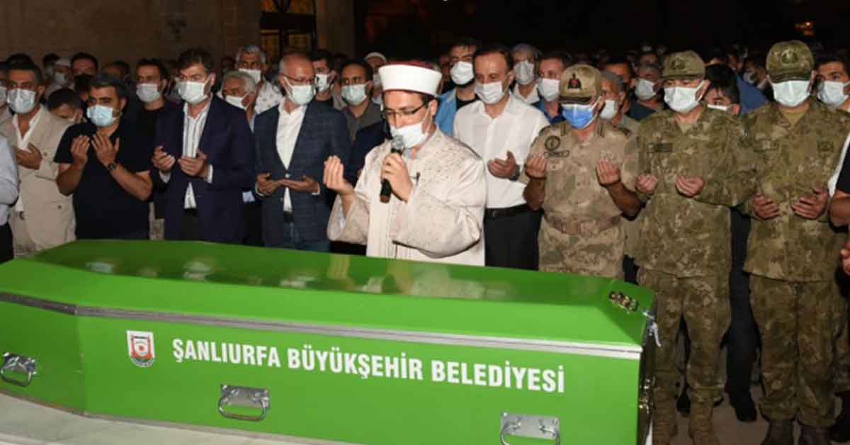 Vali Erin'in babası Mardin'de defnedildi