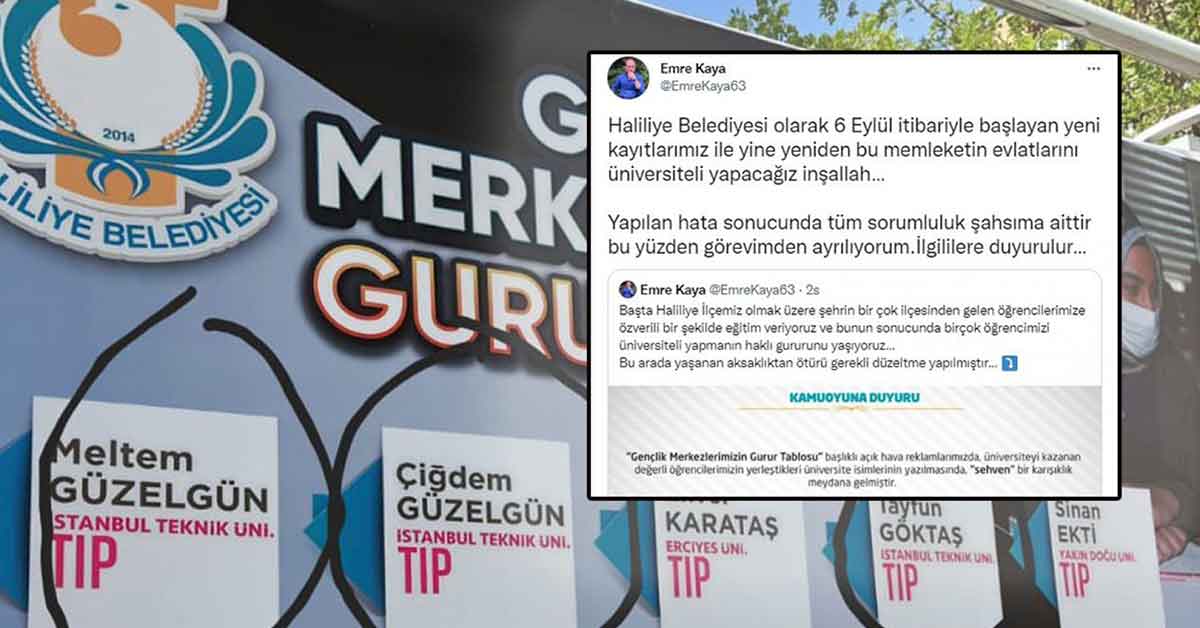 Haliliye belediyesi personelinden örnek davranış