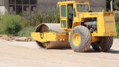 Harran'da Köy içi asfalt çalışmaları başladı