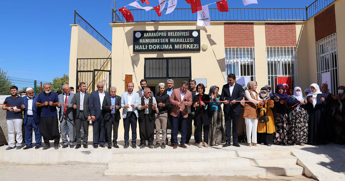 Karaköprü Kırsalına Kadınlar İçin Bir Yatırım Daha 1 karakopru hali dokuma
