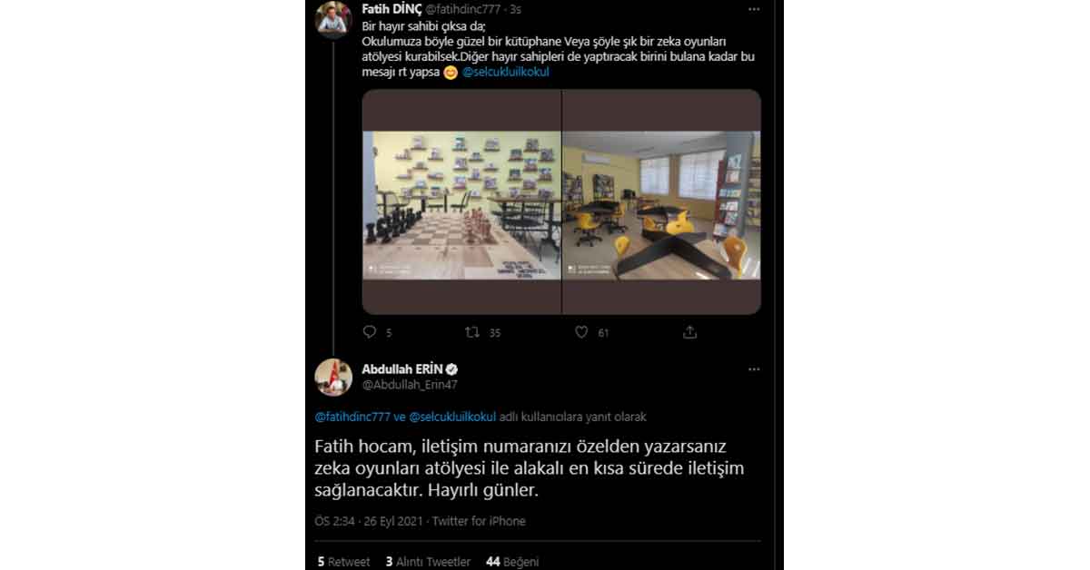 Öğretmenin çağrısına vali anında dönüş yaptı 2 Öğretmenin çağrısına vali anında dönüş yaptı