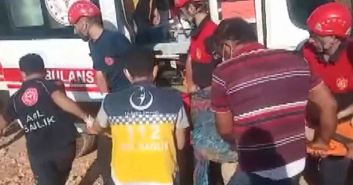 Urfa'da inşaat halindeki evin duvarı çöktü: 1 yaralı