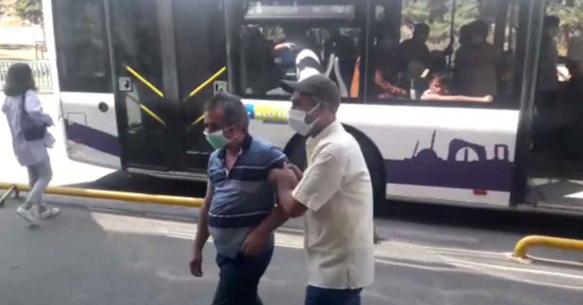 Urfa'da otobüs şoförü hayat kurtardı