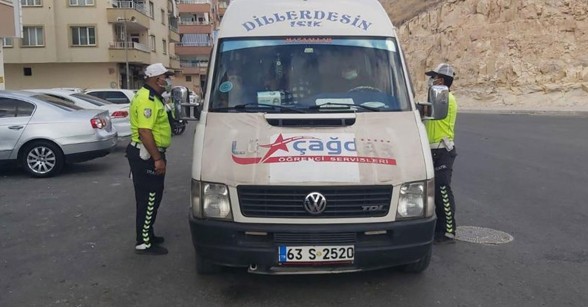 Birecik'te Öğrenci Servisleri Denetlendi 1 birecik